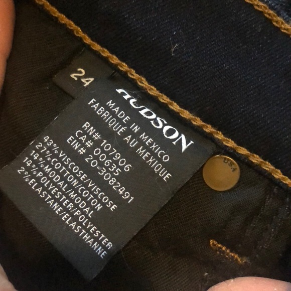 Hudson skinny jeans size 24 - Picture 3 of 3